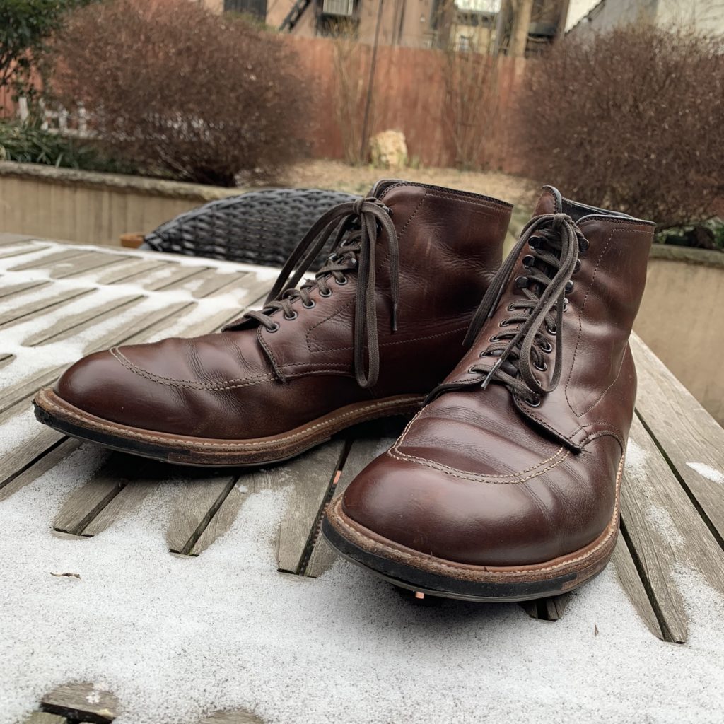 Alden Indy 403C Boot in the Snow