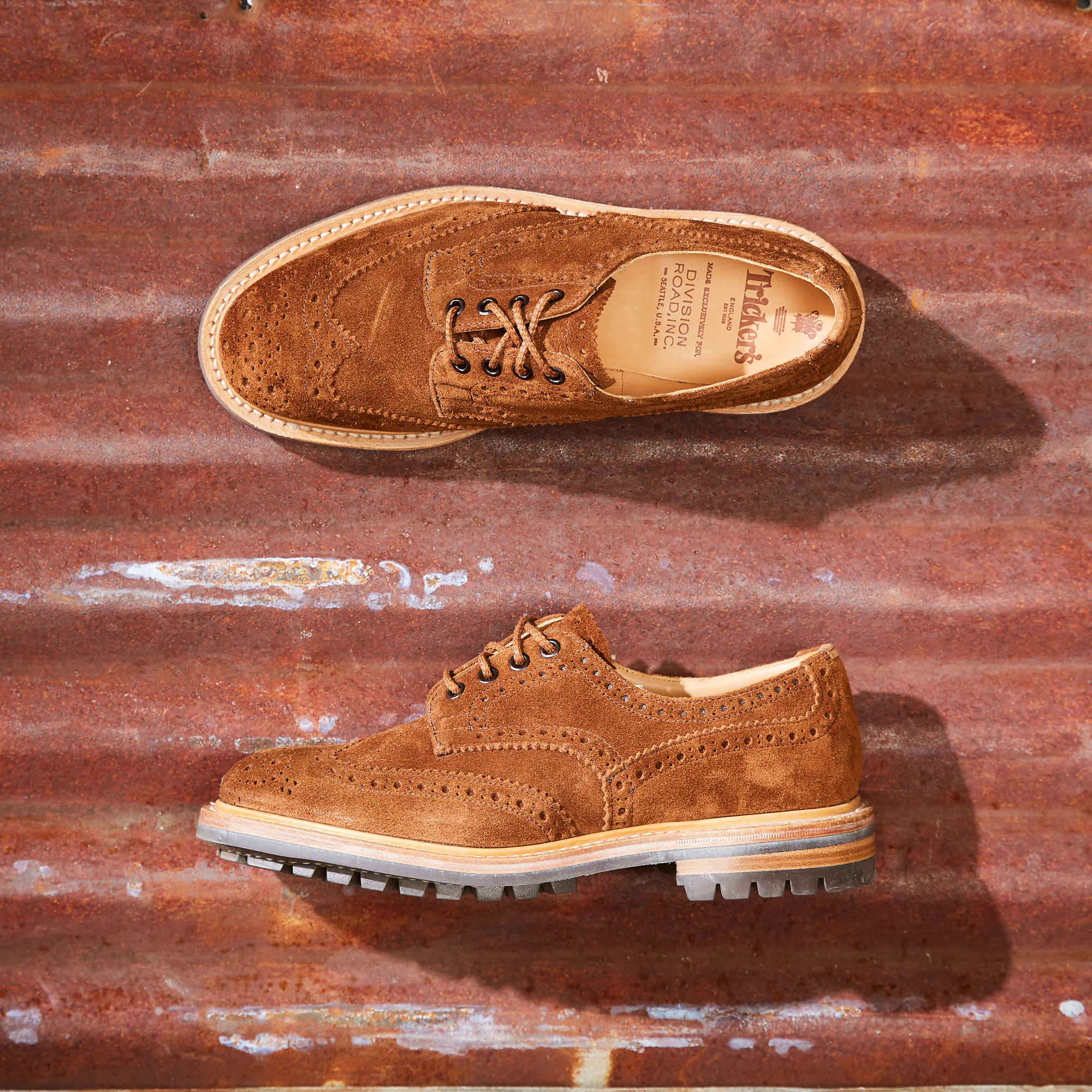 DivisionRoad x Trickers Bourton Reverse Kudu Shoe