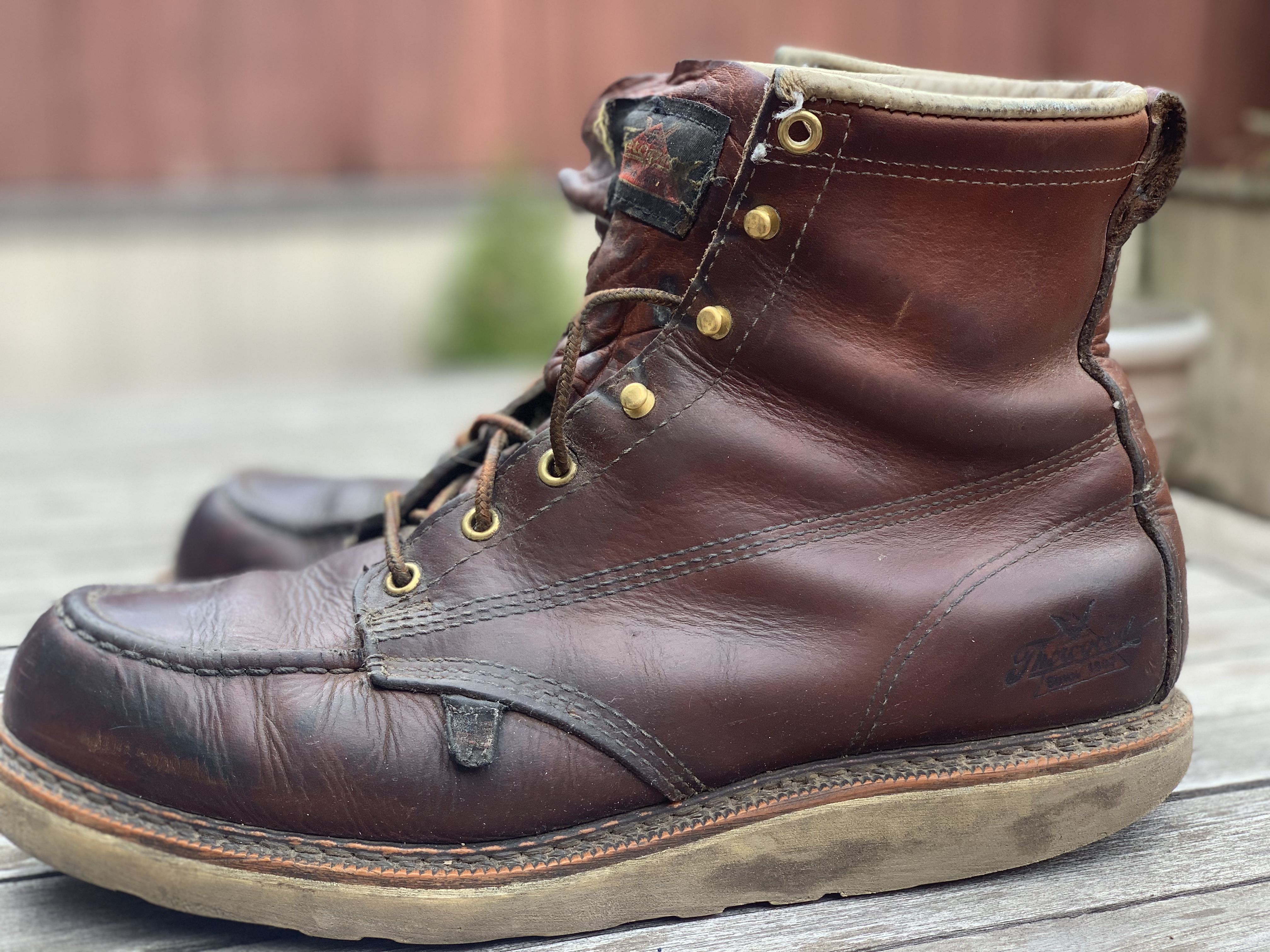 Thorogood Moc Toe Boot Tobacco