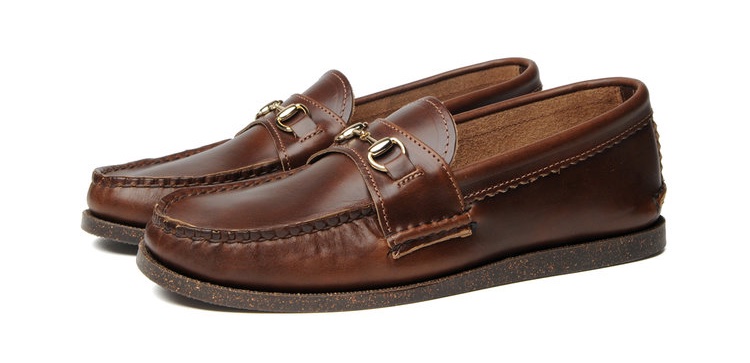 Yuketen Bit Loafers in Chromexcel