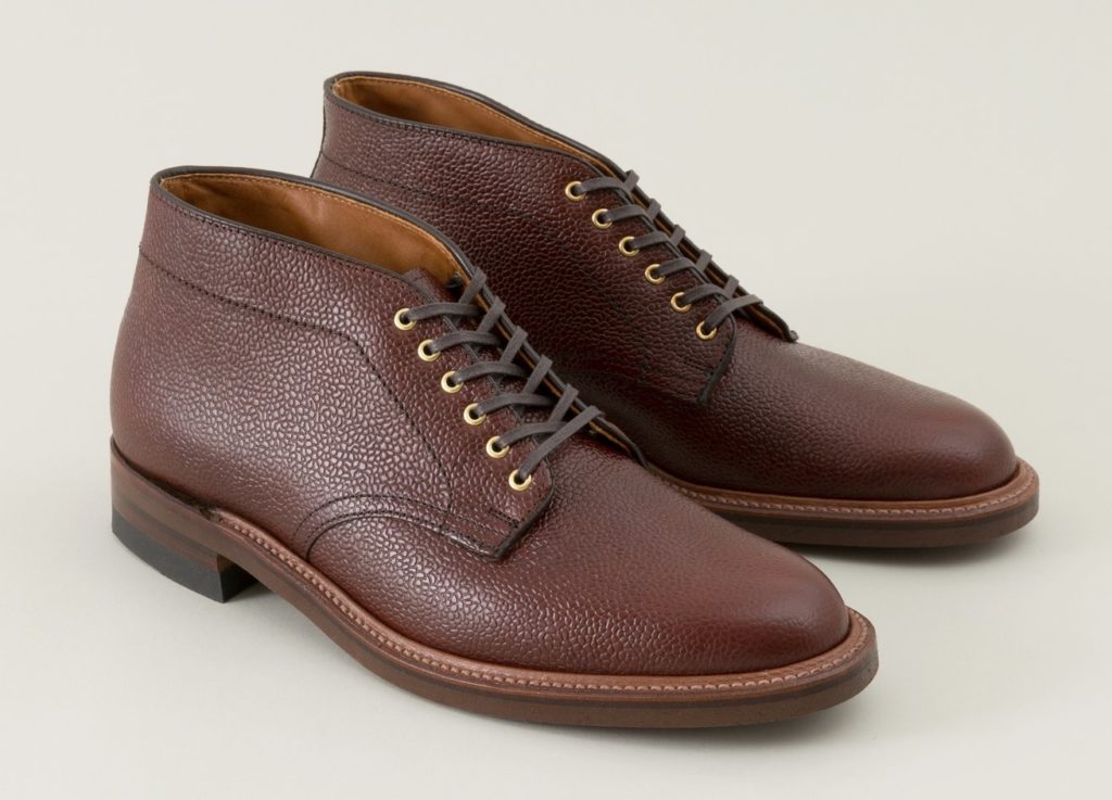 Alden x The Stronghold Six-Eyelet Chukka in Scotch Grain