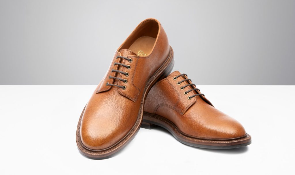 Grant Stone Country Derby in Cognac Pebble Grain