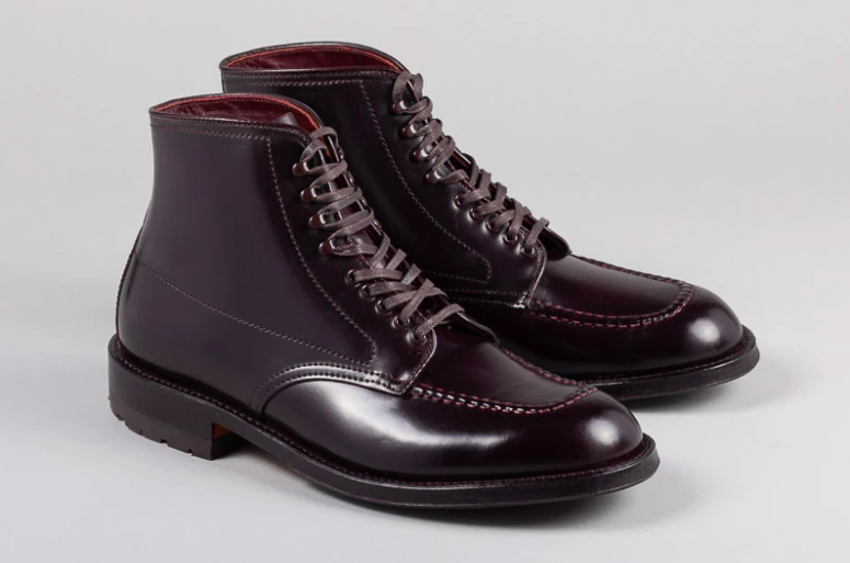 Alden x The Stronghold Color 8 Shell Cordovan Handstitched Indy Boot