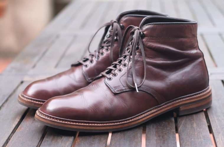 Alden Plain Toe Boots Resoled With Dainite Soles: PHOTOS | Stitchdown