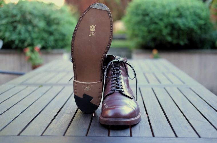 Alden Indy Boot Resole—JR Double Leather by Pekin Shoe Repair | Stitchdown