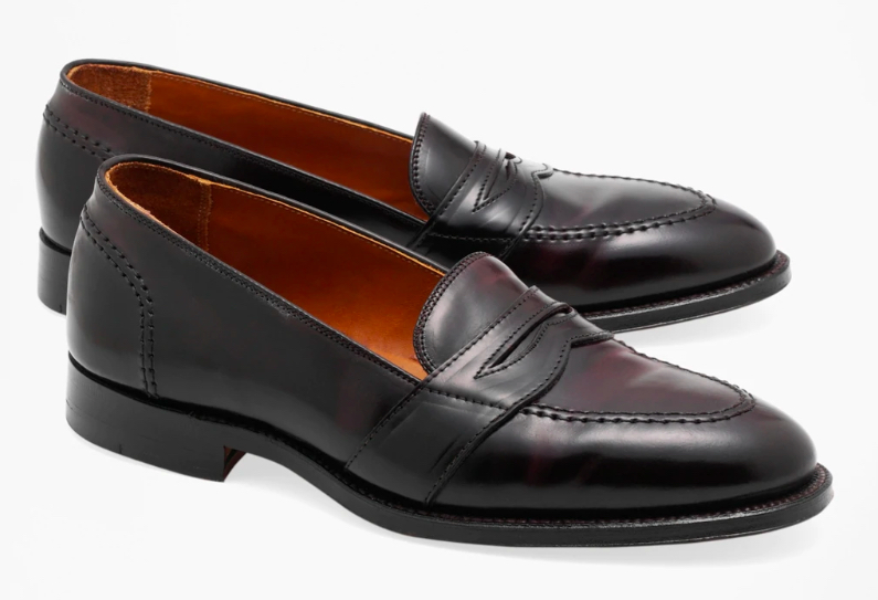 Brooks Brothers x Alden Shell Cordovan Loafers