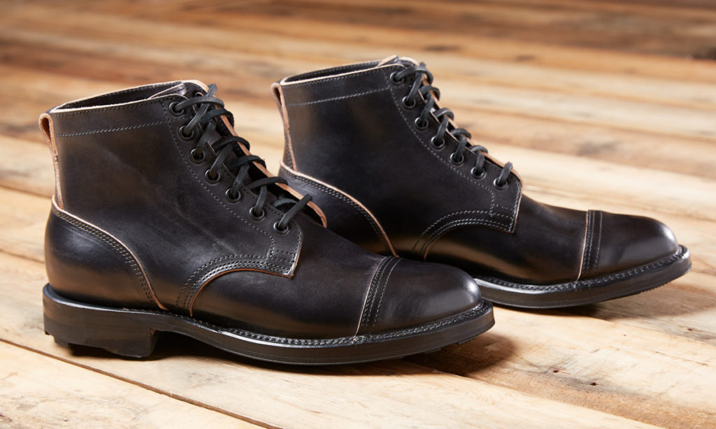 DivisionRoad Viberg Black Horsebutt Service Boot