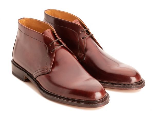 Meermin Chukka in Burgundy Shell Cordovan