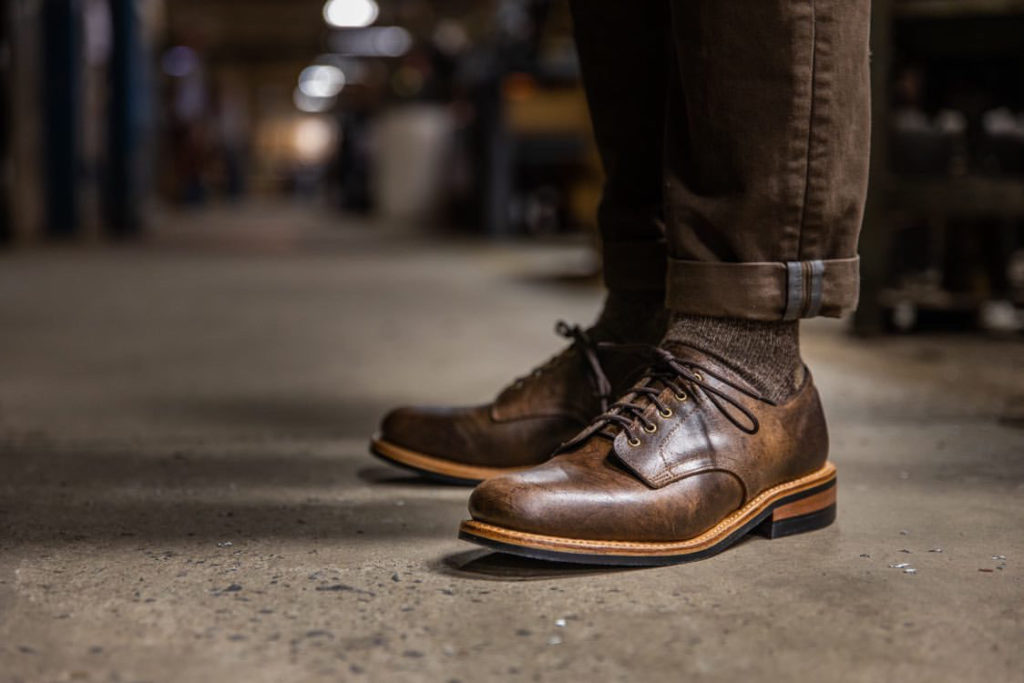 mark albert boots mahogany derby shoe