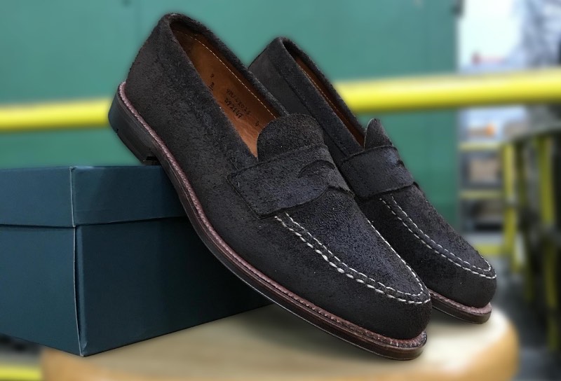 alden shoe mart tobacco reverse chamois lhs