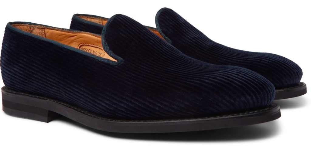 george cleverley corduroy loafers
