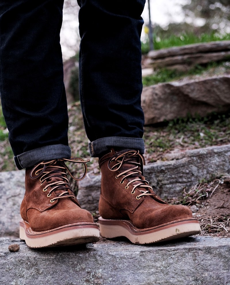 Whites Boots 350 Cruiser Distress Roughout3