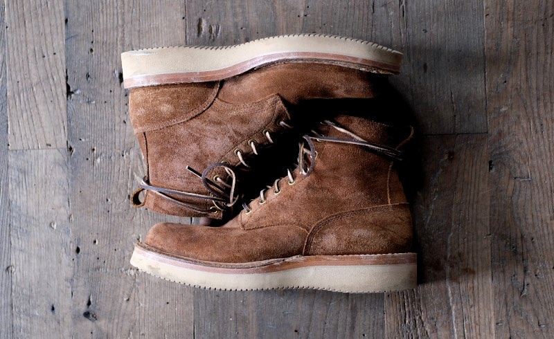 Whites Boots 350 Cruiser Distress Roughout8