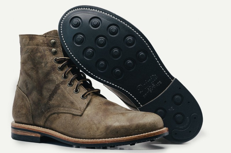 oak street bootmakers trench boot teak rambler