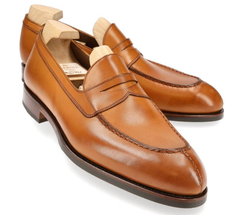 Carmina penny_loafers_tan_vegano