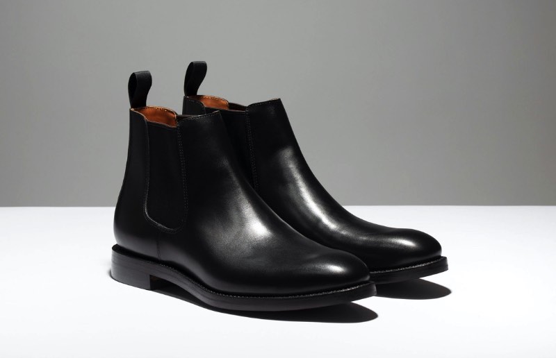 grant stone chelsea boot black annonay calf