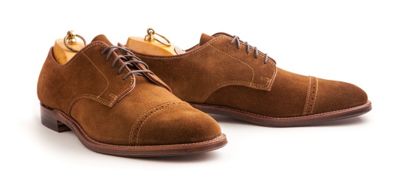 leffot alden city blucher snuff suede