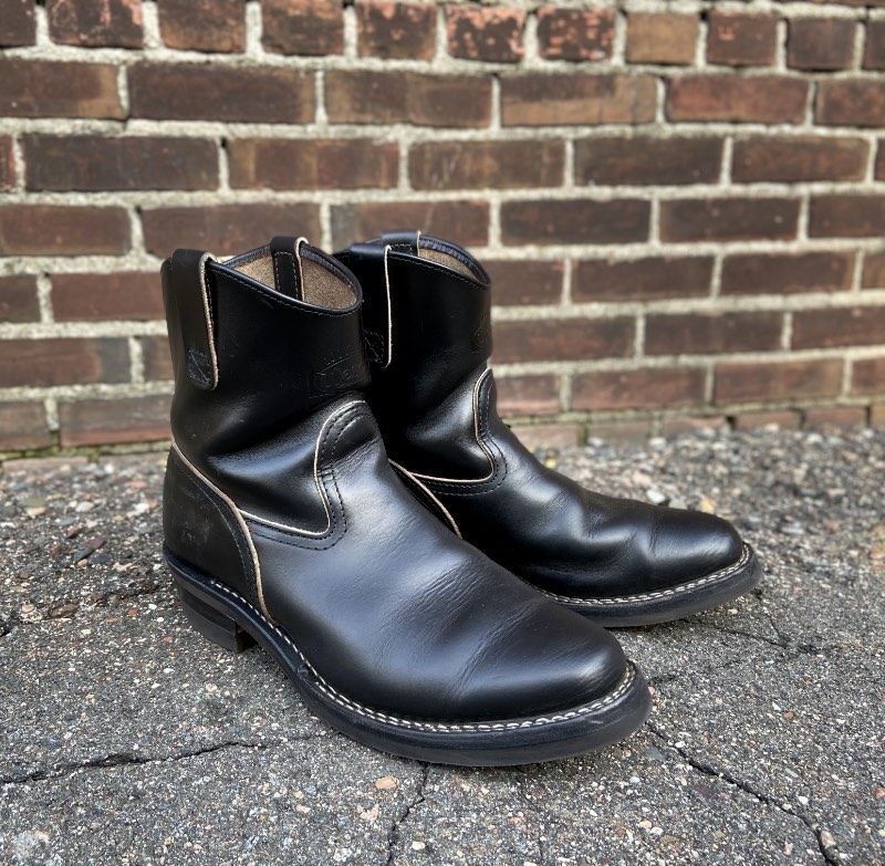 Wesco black CXL horsehide MTO Roper