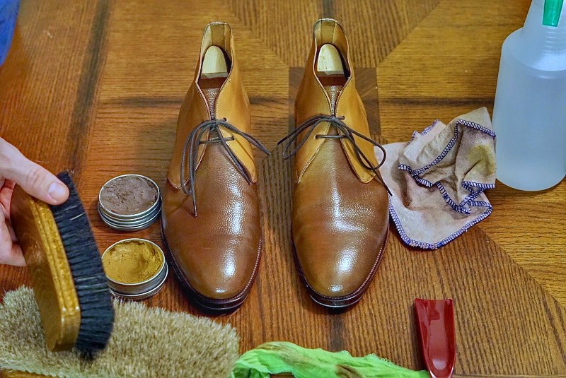 mirror shine shell cordovan
