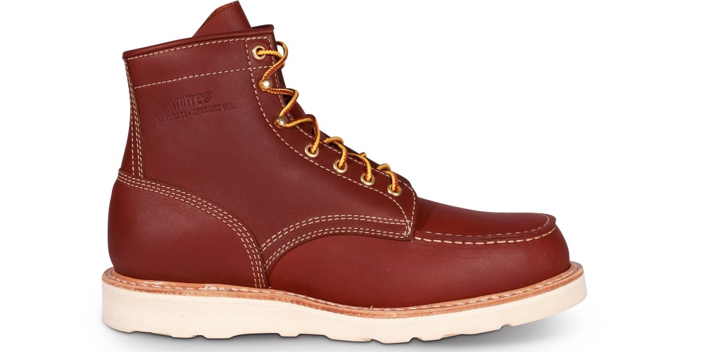 White's Boots Perry Moc Toe Red Dog Leather