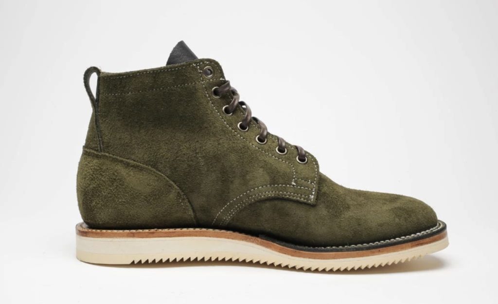 viberg service boot hunter green taurus mini ripple