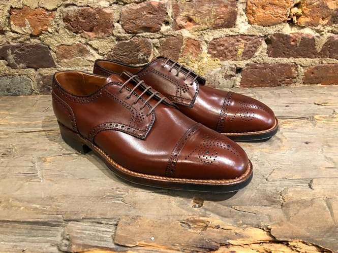 Alden x Oxford & Derby DeRosa Cap-Toe in Madison Brown Calf