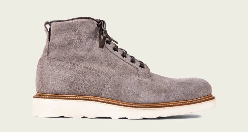 Viberg Eco Veg Pewter Suede Scout Boot