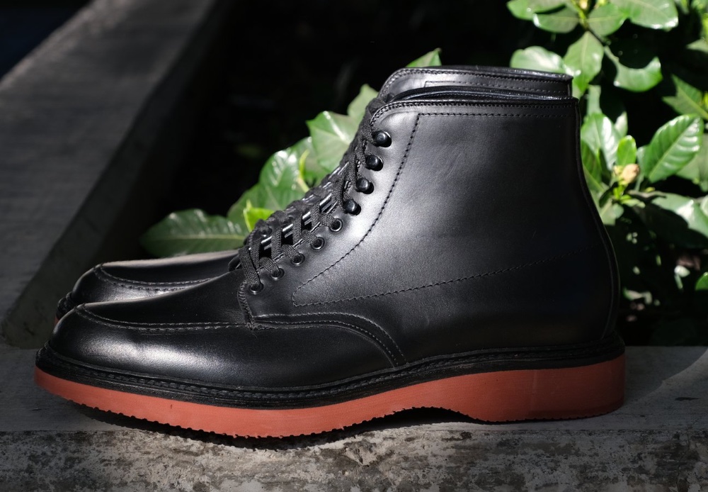 alden brogue buffalo indy boot black CXL