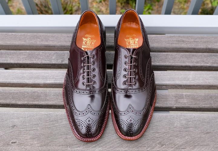 alden brogue menlo bal color 8 shell cordovan