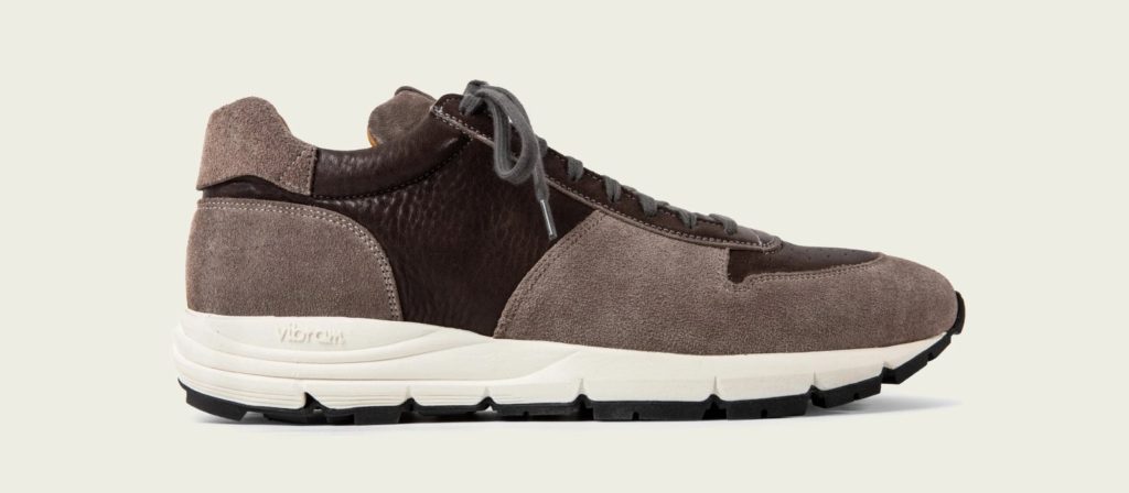 viberg sneaker eco veg pewter suede