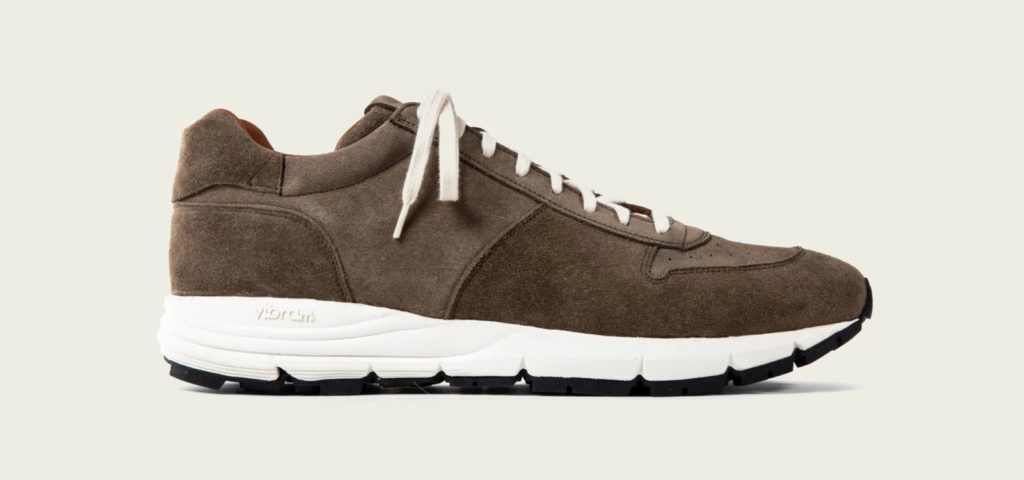 viberg sneaker light visone kudu