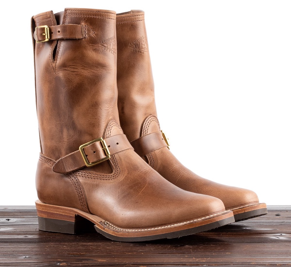 Mister Lou Engineer Boots - Natural CXL