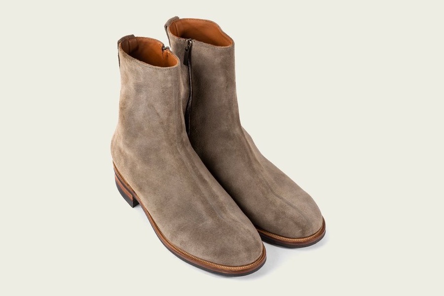 Viberg Light Visone Kudu Roughout Herald Boot