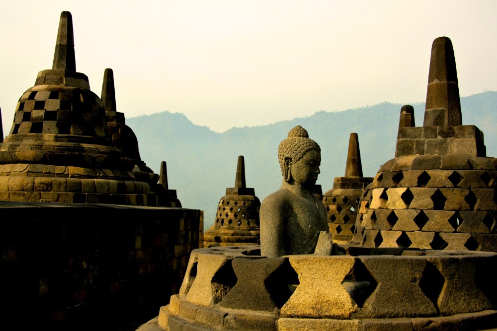 borobudur temple indonesia