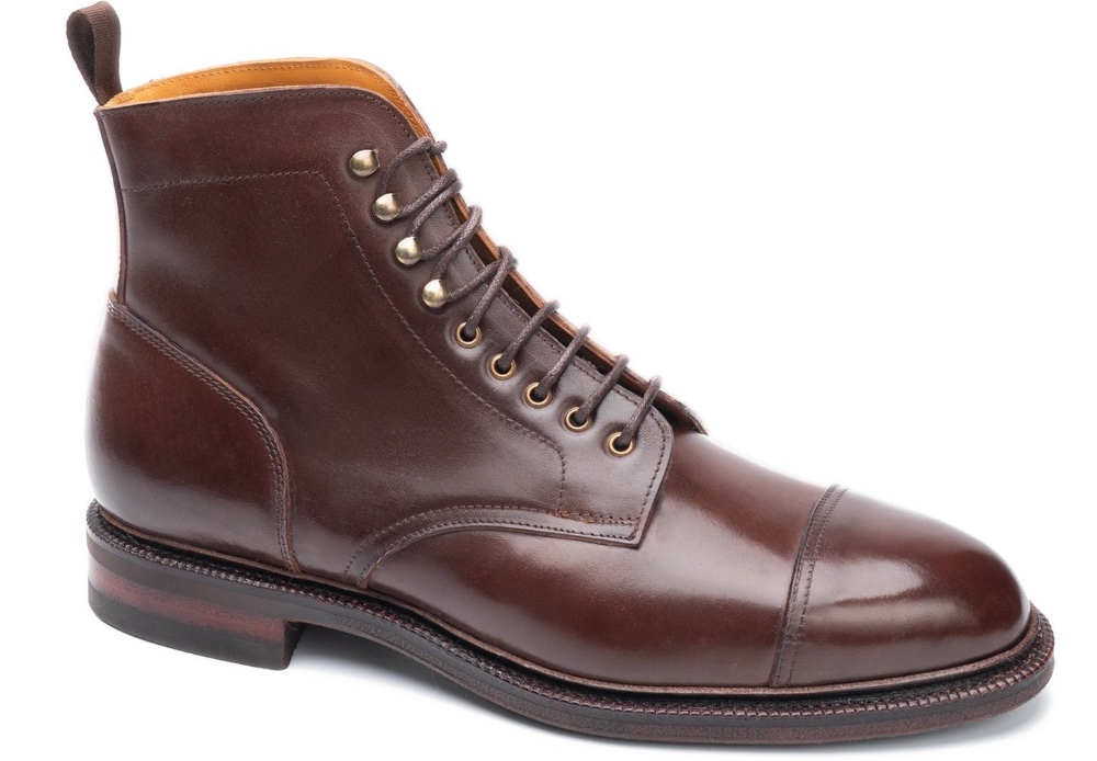 meermin jumper boot brown shell cordovan