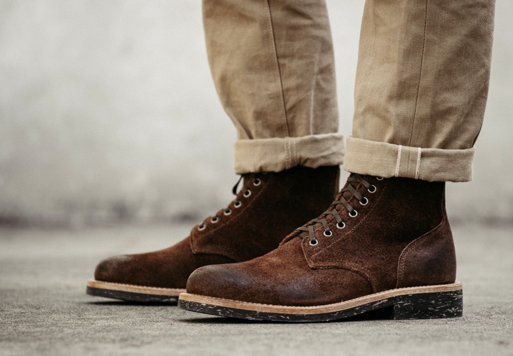oak street bootmakers field boot walnut stampede