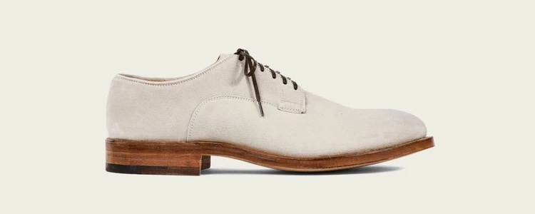 viberg derby angora suede roughout
