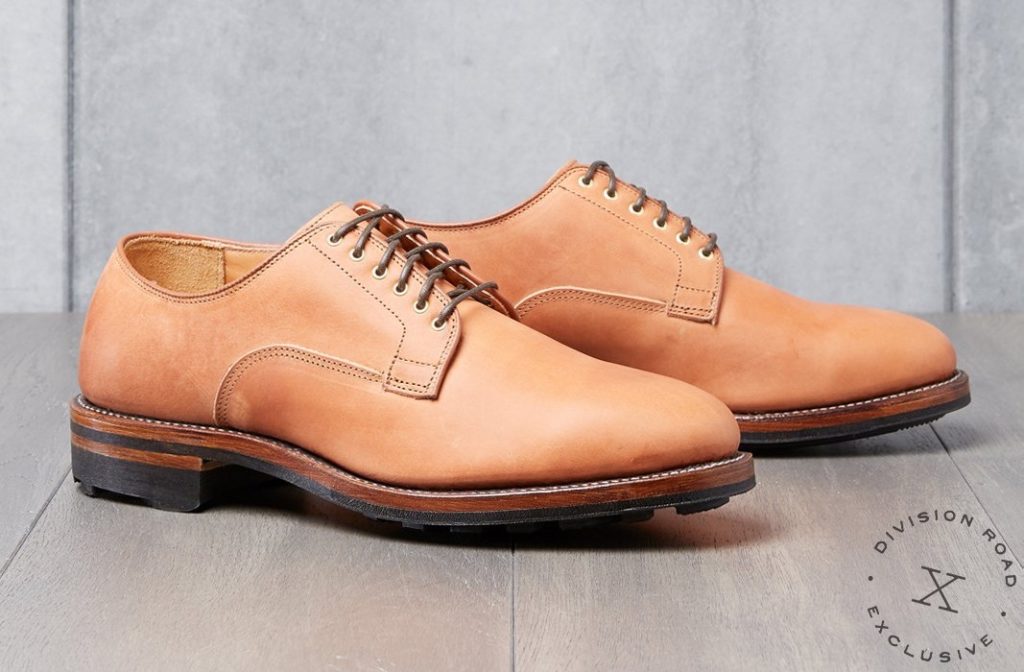 Division Road Viberg Derby shoe tannino vitello calf