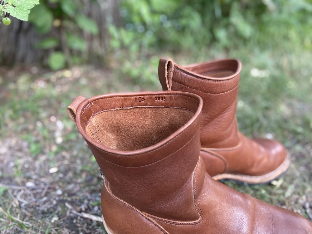 Viberg icy mocha essex roper boot