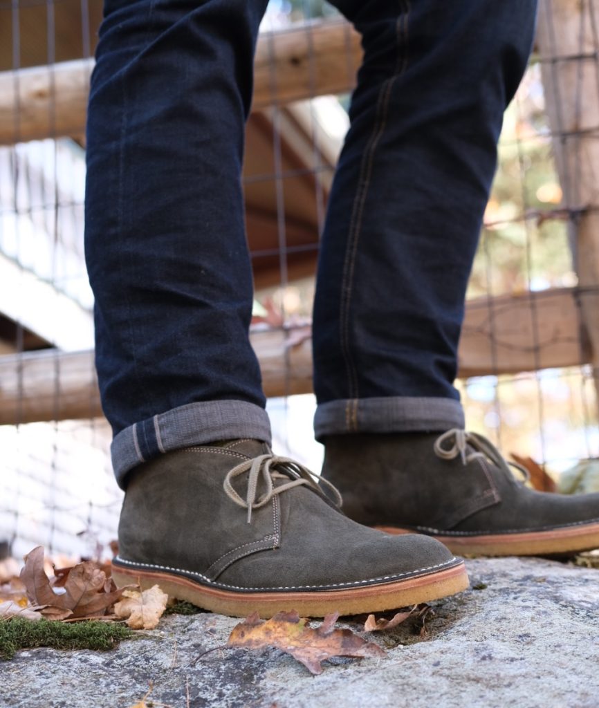 john lofgren desert boots olive