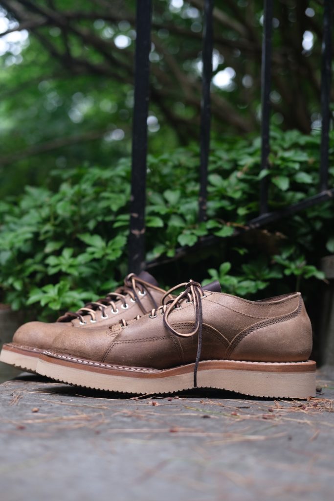 whites stitchdown oxford maryam reverse waxed muschio horsebutt