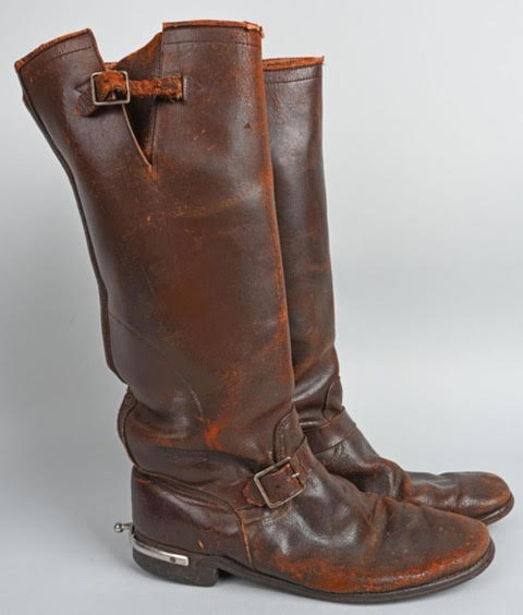 Civil War cavalry riding boot