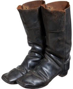 Civil War cavalry riding boot