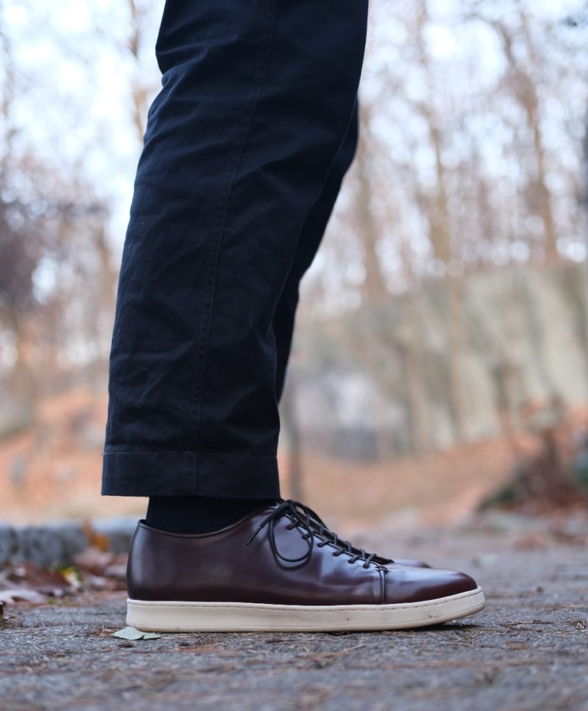 crown northampton harlestone handstitch sneaker color 4 shell cordovan