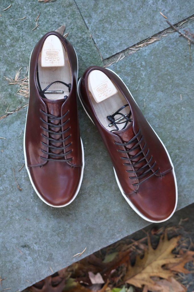 crown northampton harlestone handstitch sneaker color 4 shell cordovan