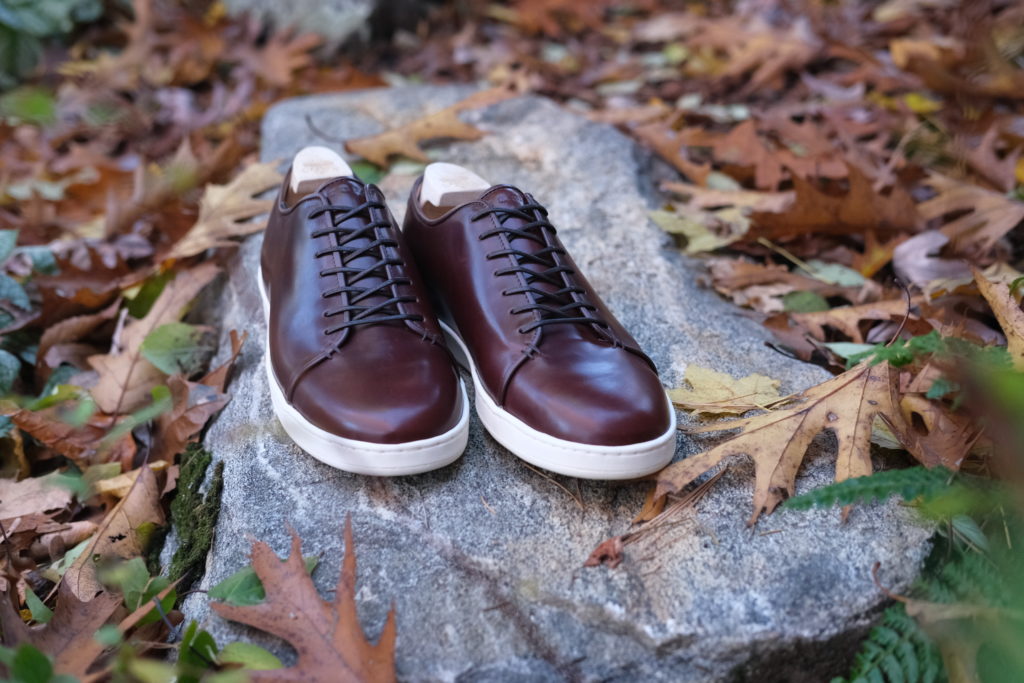 crown northampton harlestone handstitch sneaker color 4 shell cordovan