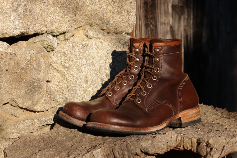 atelier buck derby boot brown CXL