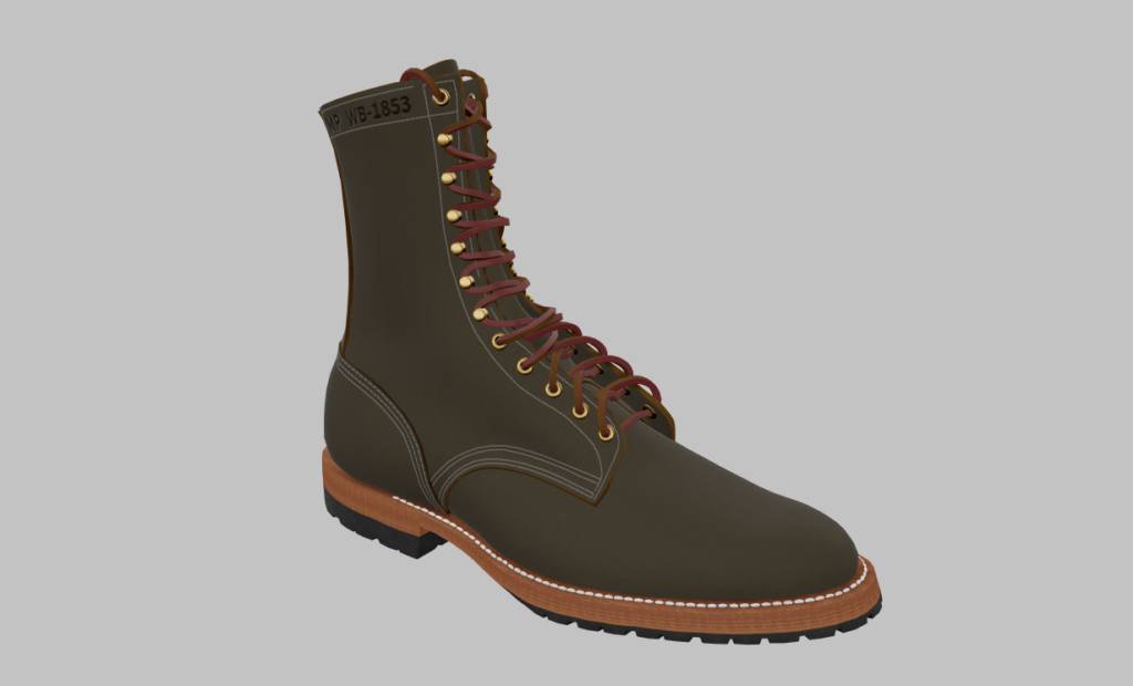 build a boot olive waxed flesh mp