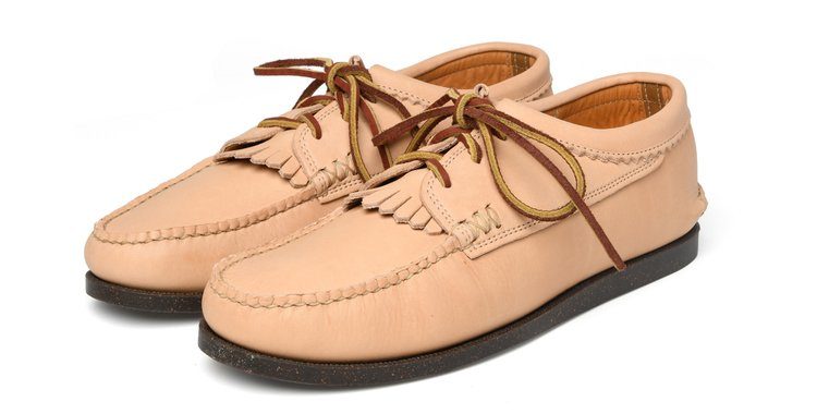yuketen blucher kiltie camp sole natural essex