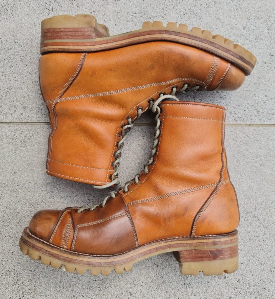 Bad Hat Brothers Monkey Boot——Horween Natural Essex—Stitchdown Patina Thunderdome